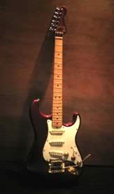 Stratocaster Guitar in Studio